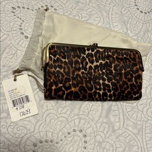 HOBO Leopard Print Wallet